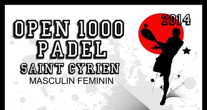 Open 1000 from padel from Saint Cyr