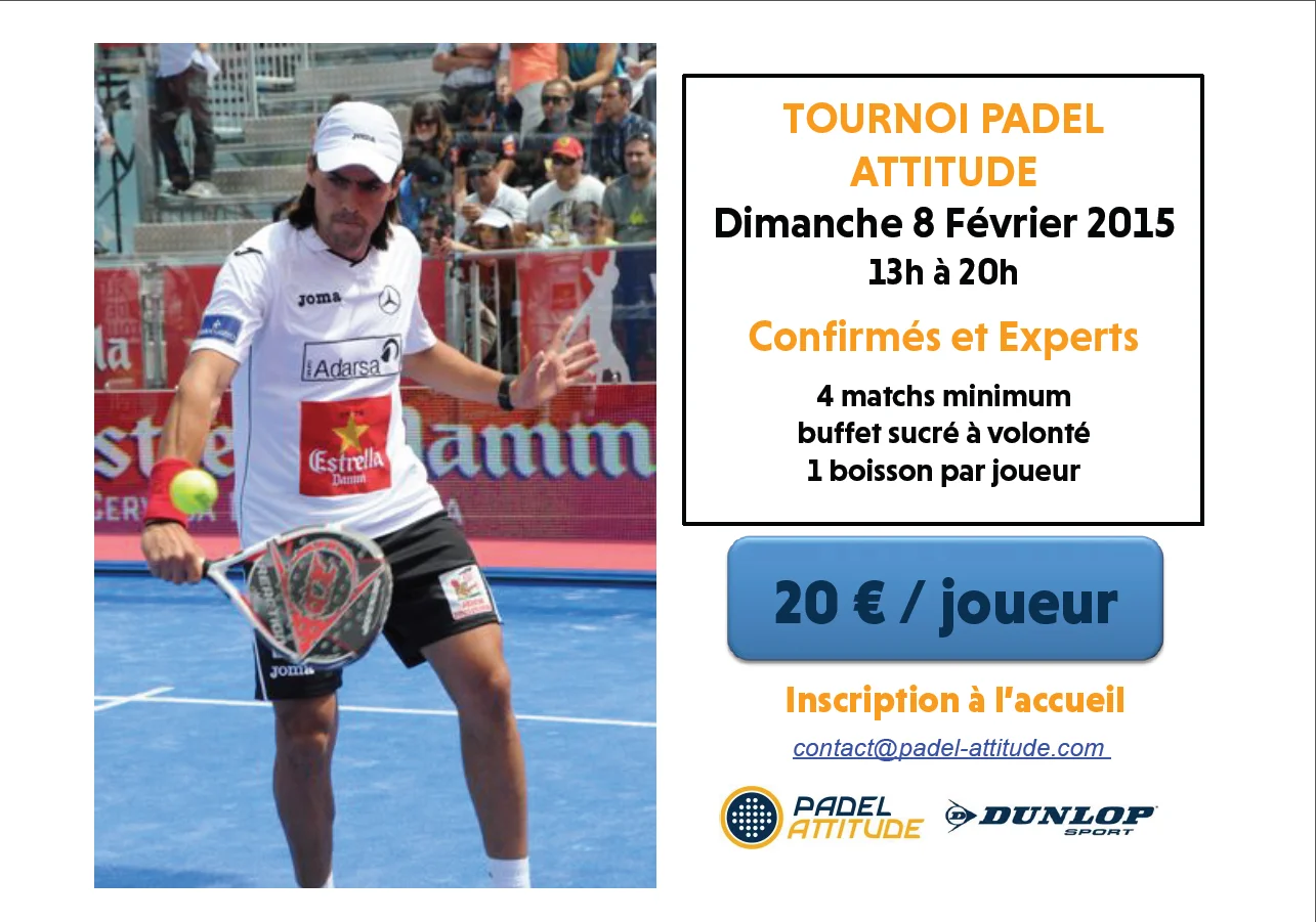 Tournoi expert – Padel Attitude – 08/02