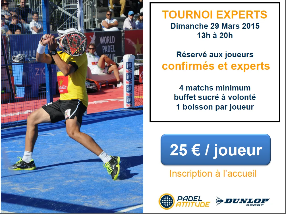 Tournoi des experts chez Padel Attitude