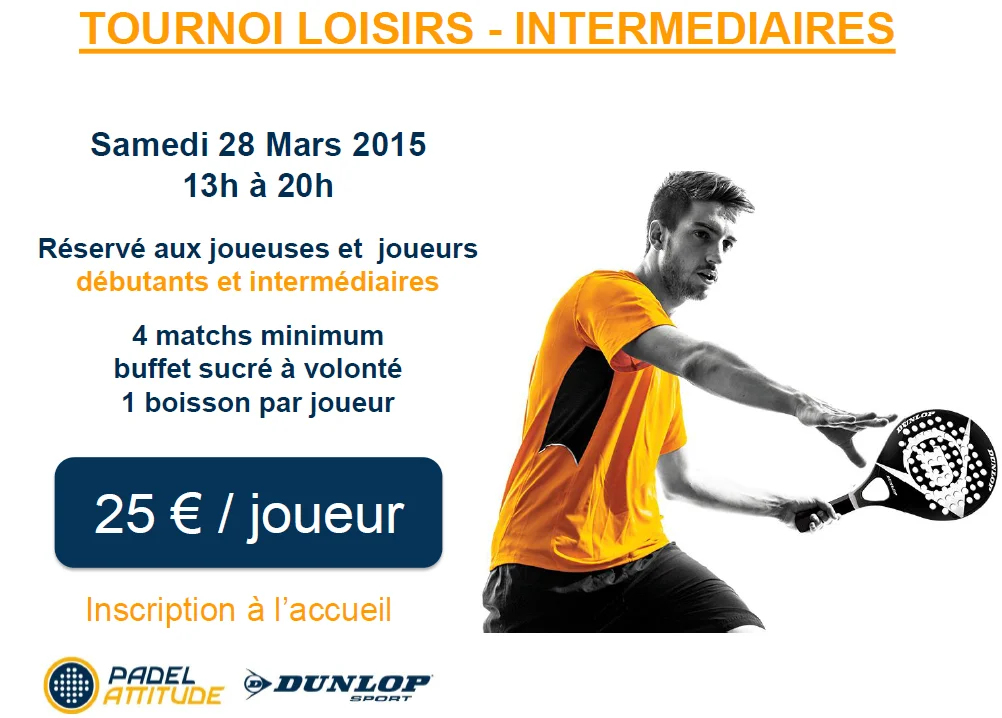 Tournoi intermédiaires chez Padel Attitude