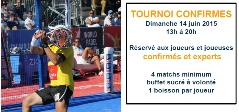 Padel Attitude : Tournoi Expert 14-06-2015