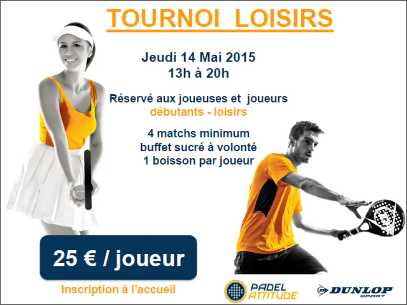 tournoi loisir lille attitude padel