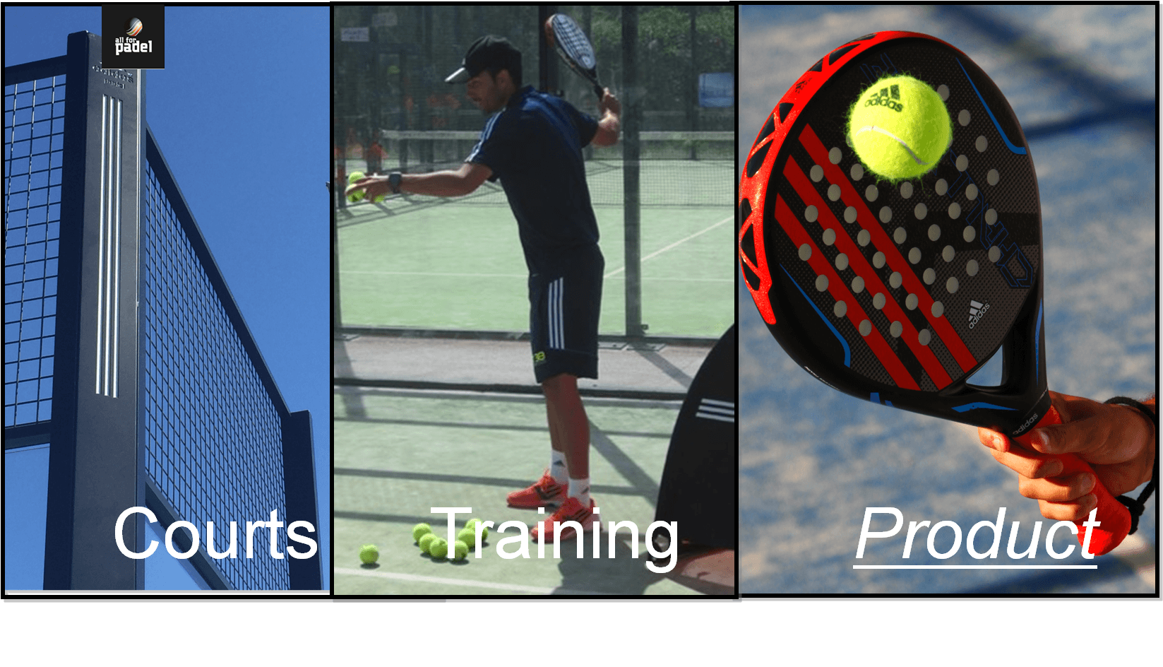 Training padel and teaching