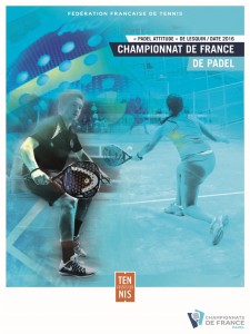 Poster padel French championship 2016