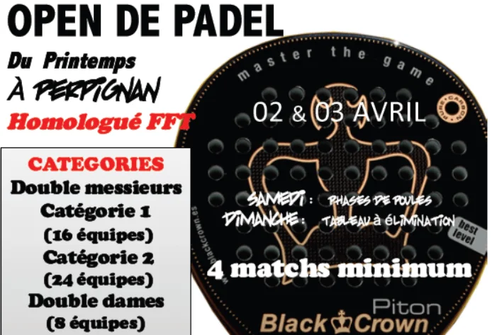 BlackCrown a son tournoi : L’Open du Mas d’Avril