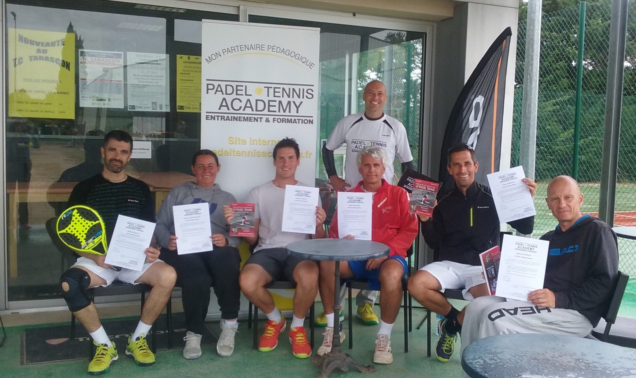 inhuldiging van de Tarascon Tennis Club met Padel Tennis Academy