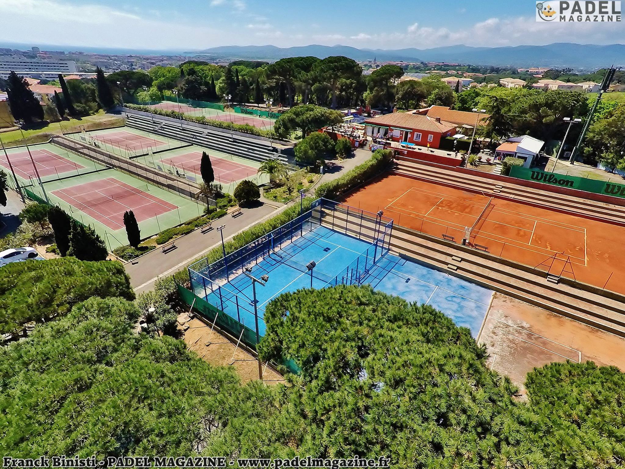 Der Tennis Club de Fréjus bietet padel