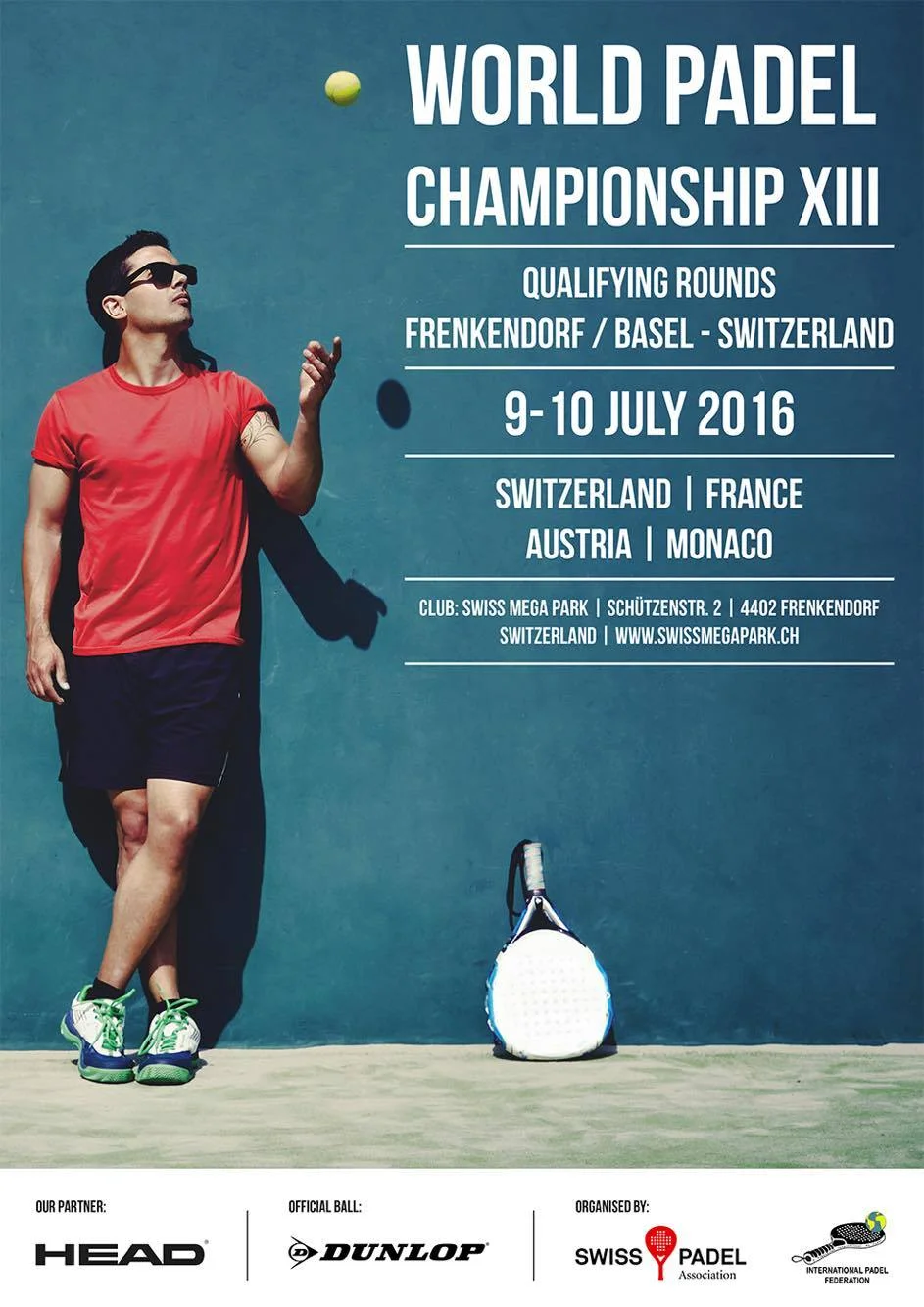 affiche championnats du monde de padel 2016 qualifcation