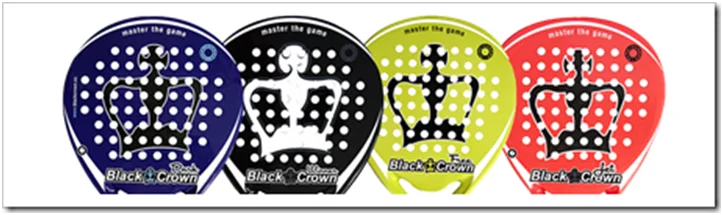 modèles raquettes de padel black crown