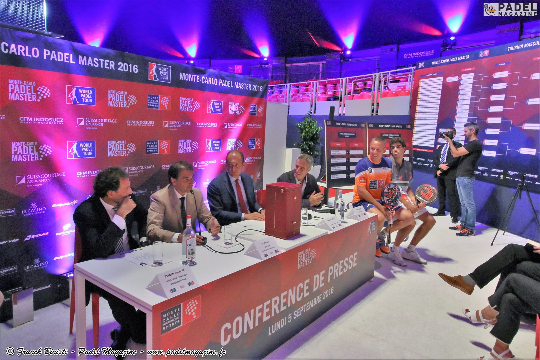 Conferencia de prensa de Montecarlo Padel Dominar