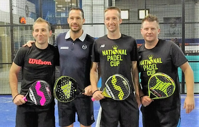 Inauguration of the padel at the Five in Créteil with LLodra