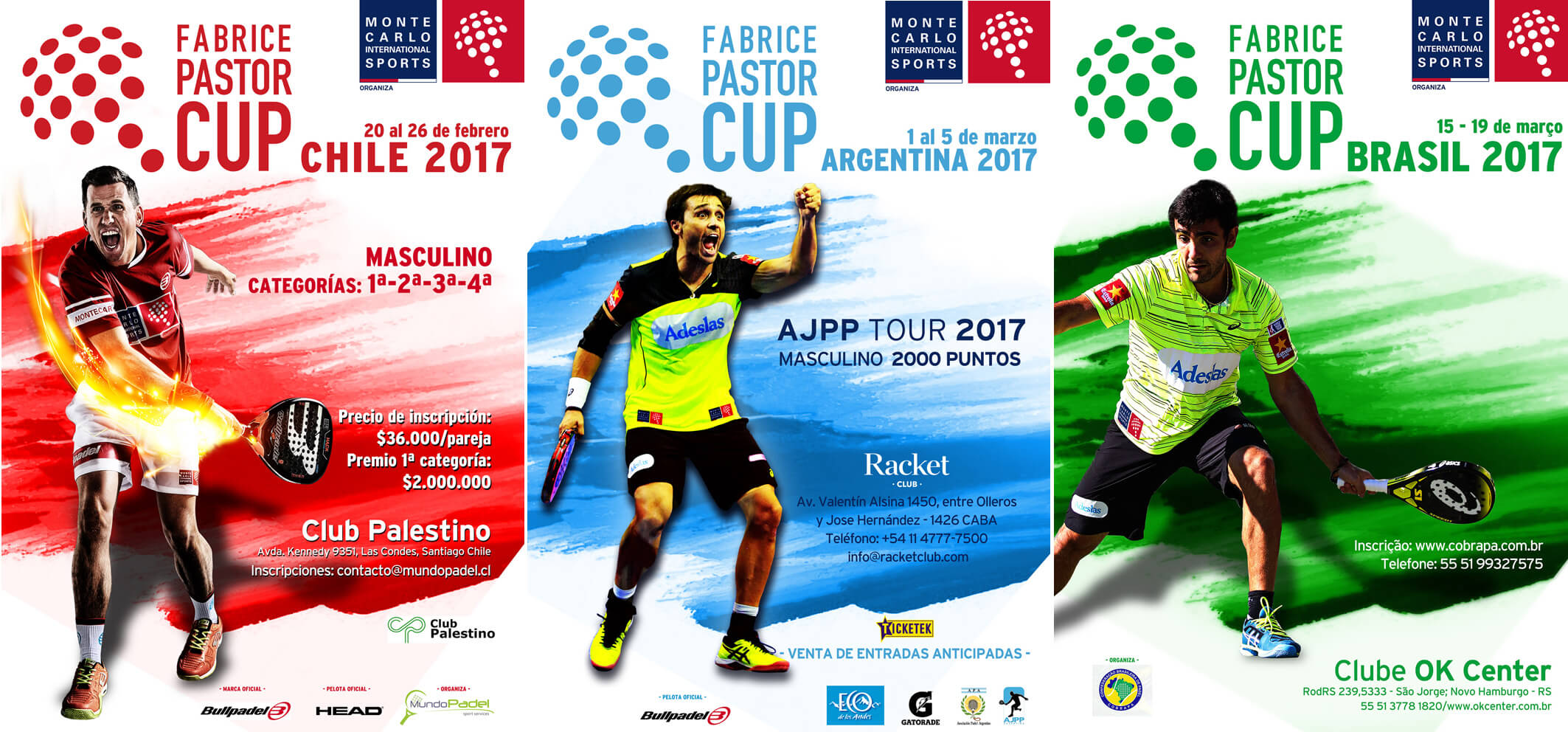 Fabrice Pastor Cup i Chile, Argentina och Brasilien