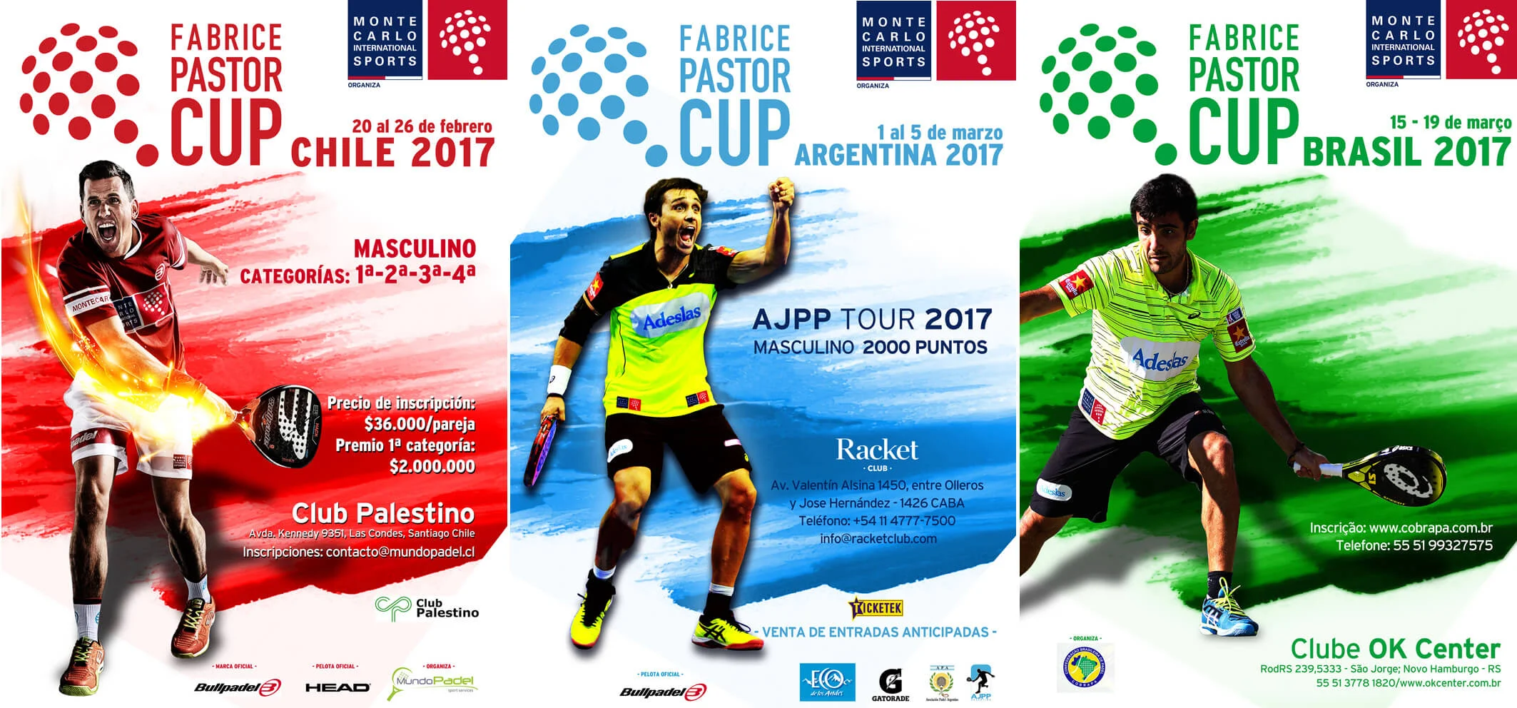 La Fabrice Pastor Cup au Chilie, l’Argentine et le Brésil