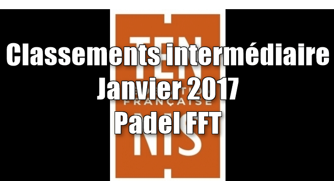 Intermediate rankings padel 2017