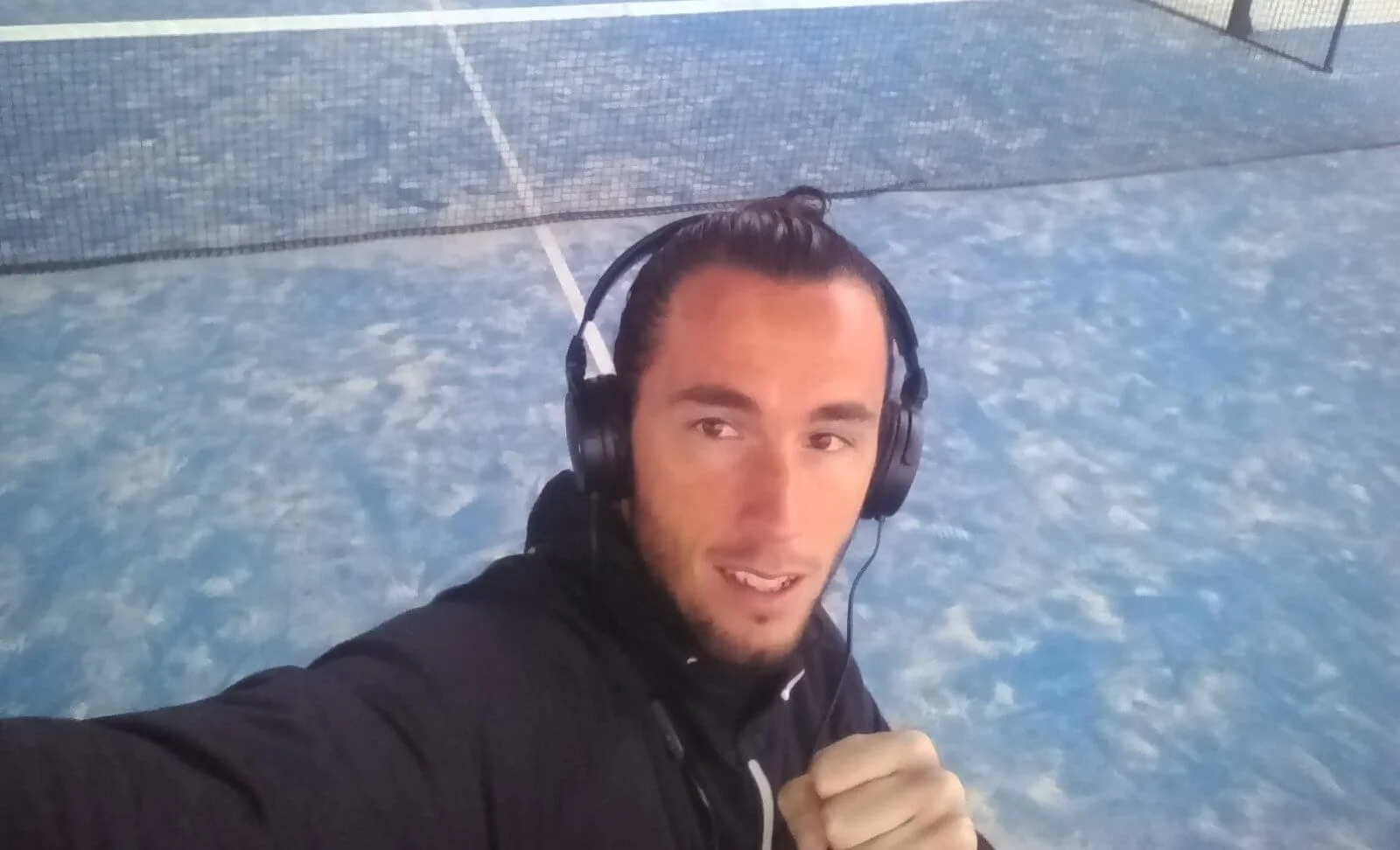 Robin Haziza en opération World Padel Tour