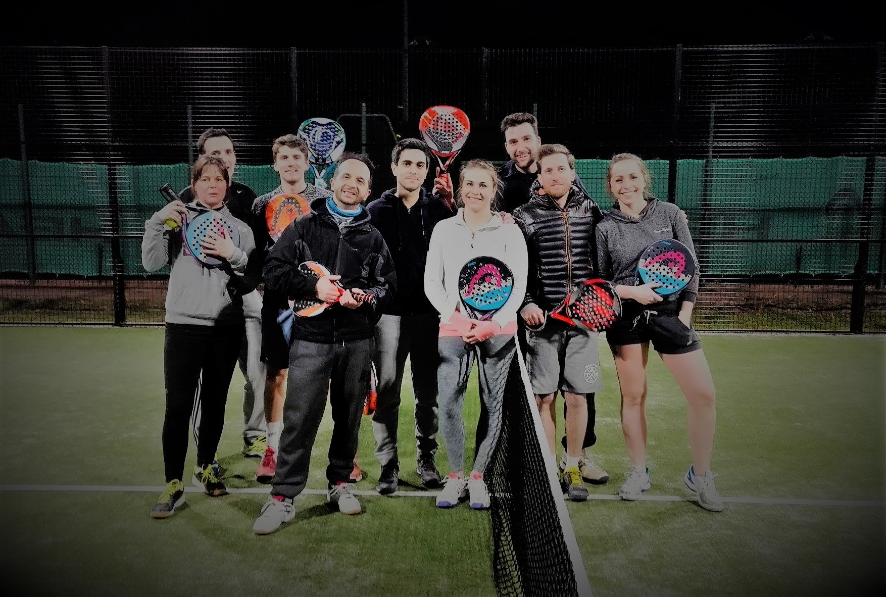 Actors and tools involved in padel