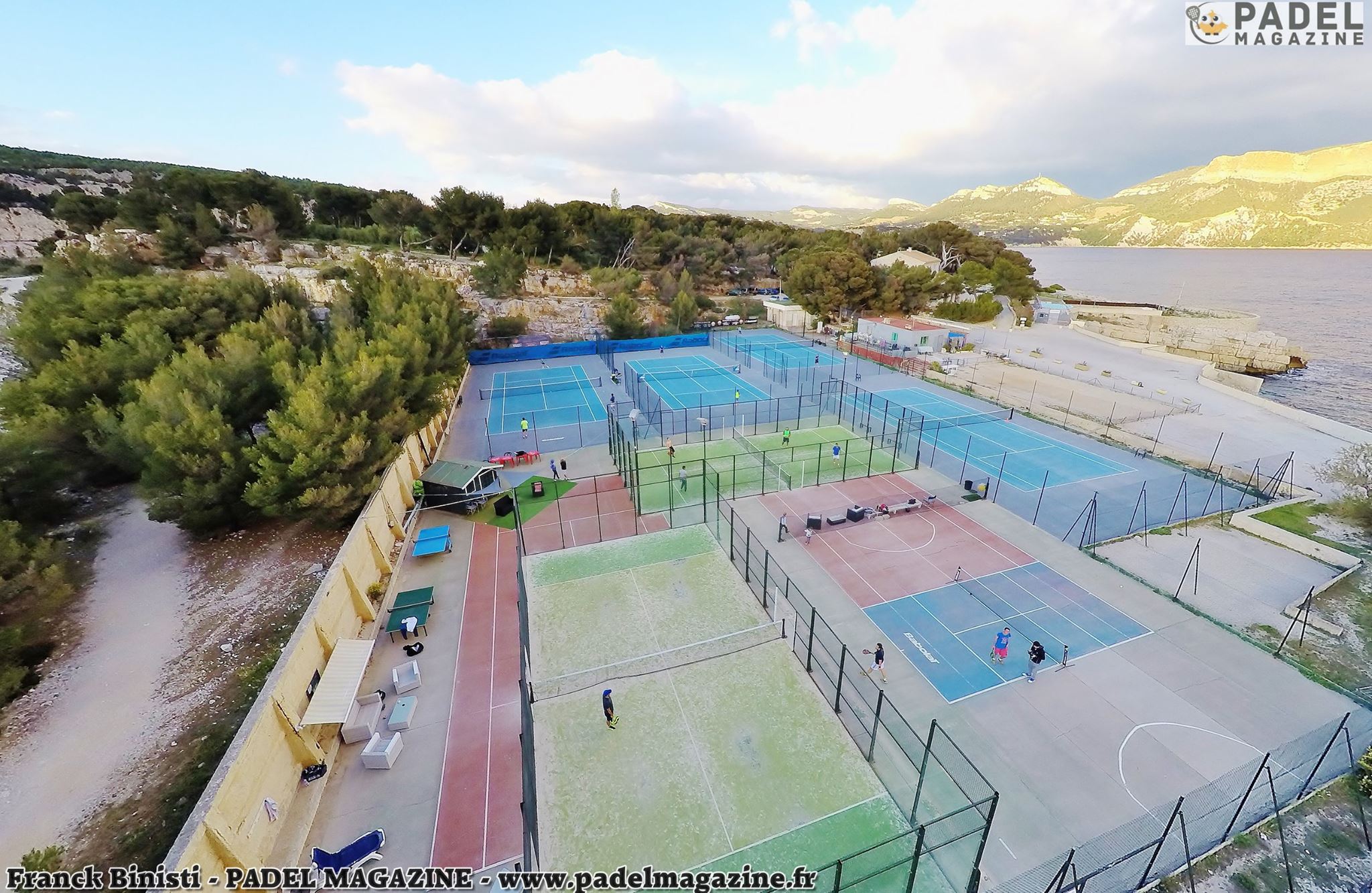 Padel Cassis club, the most beautiful French club?