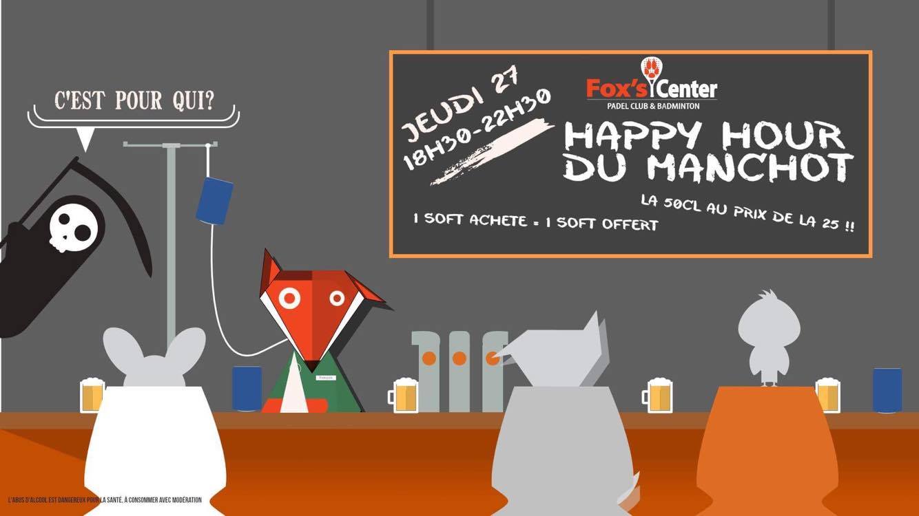 Pinguim Happy Hour no Fox's Center