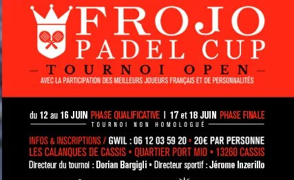 La Frojo Padel Cup et sa dotation de 2400€