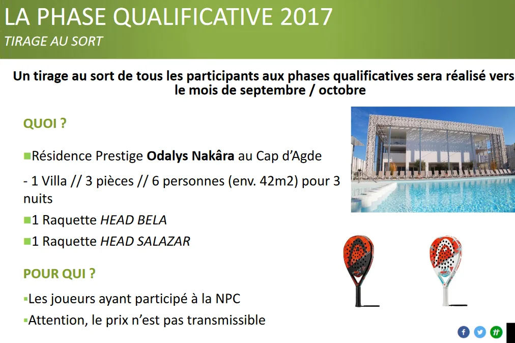 tirage au sort national padel cup | Padel Magazine