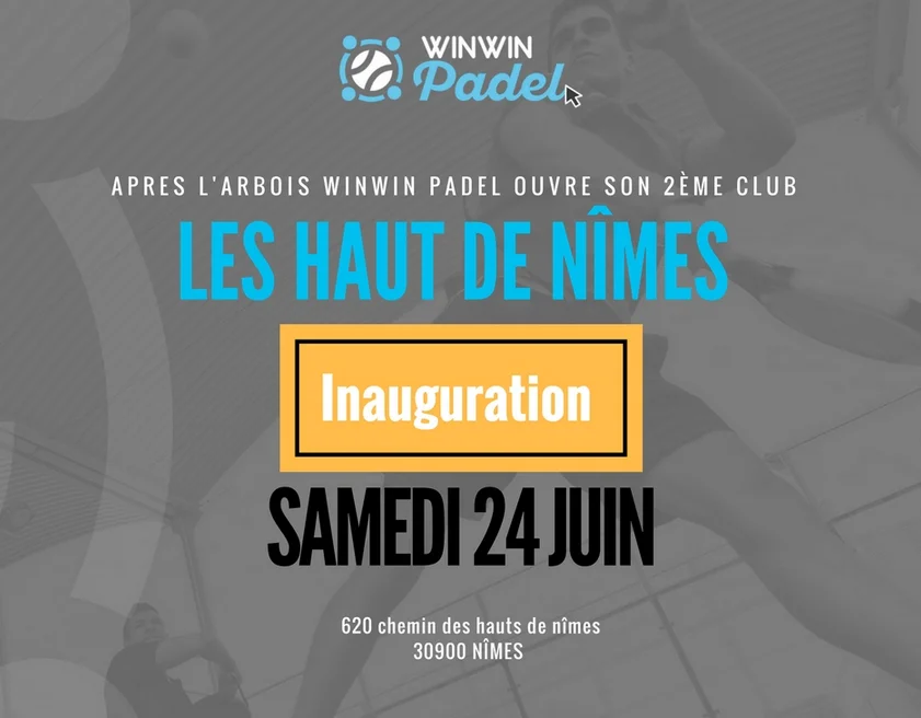 Le NOUVEAU CLUB WINWIN PADEL !