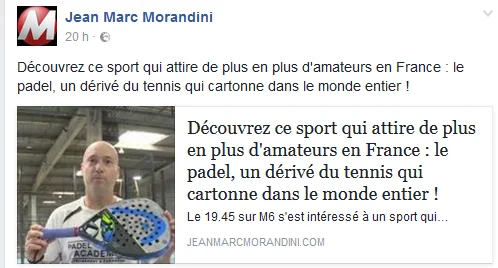 Le padel, sport de feignant ? Mr Morandini, on vous répond