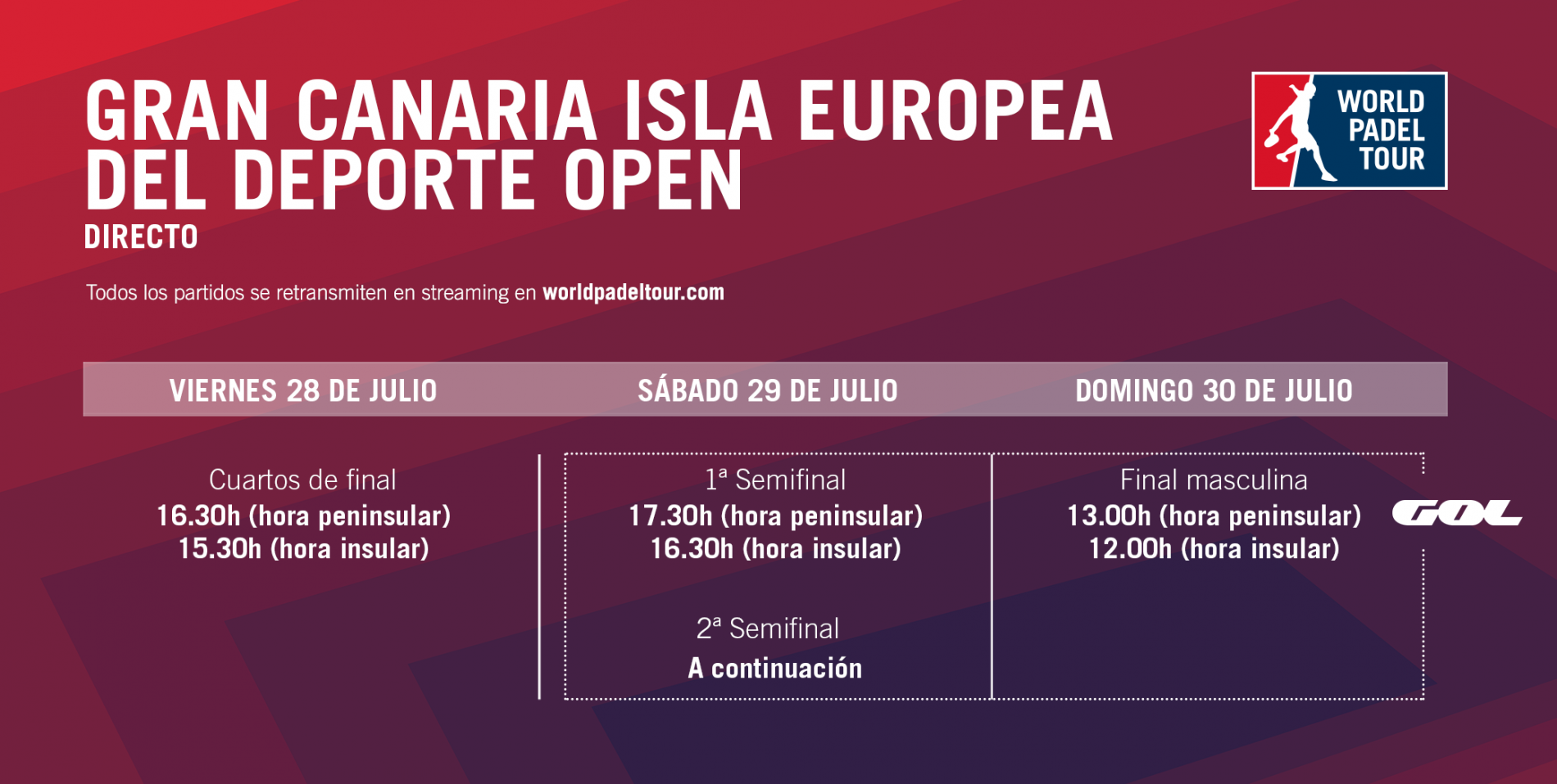 De WPT Gran Canaria Open Live van 16h30