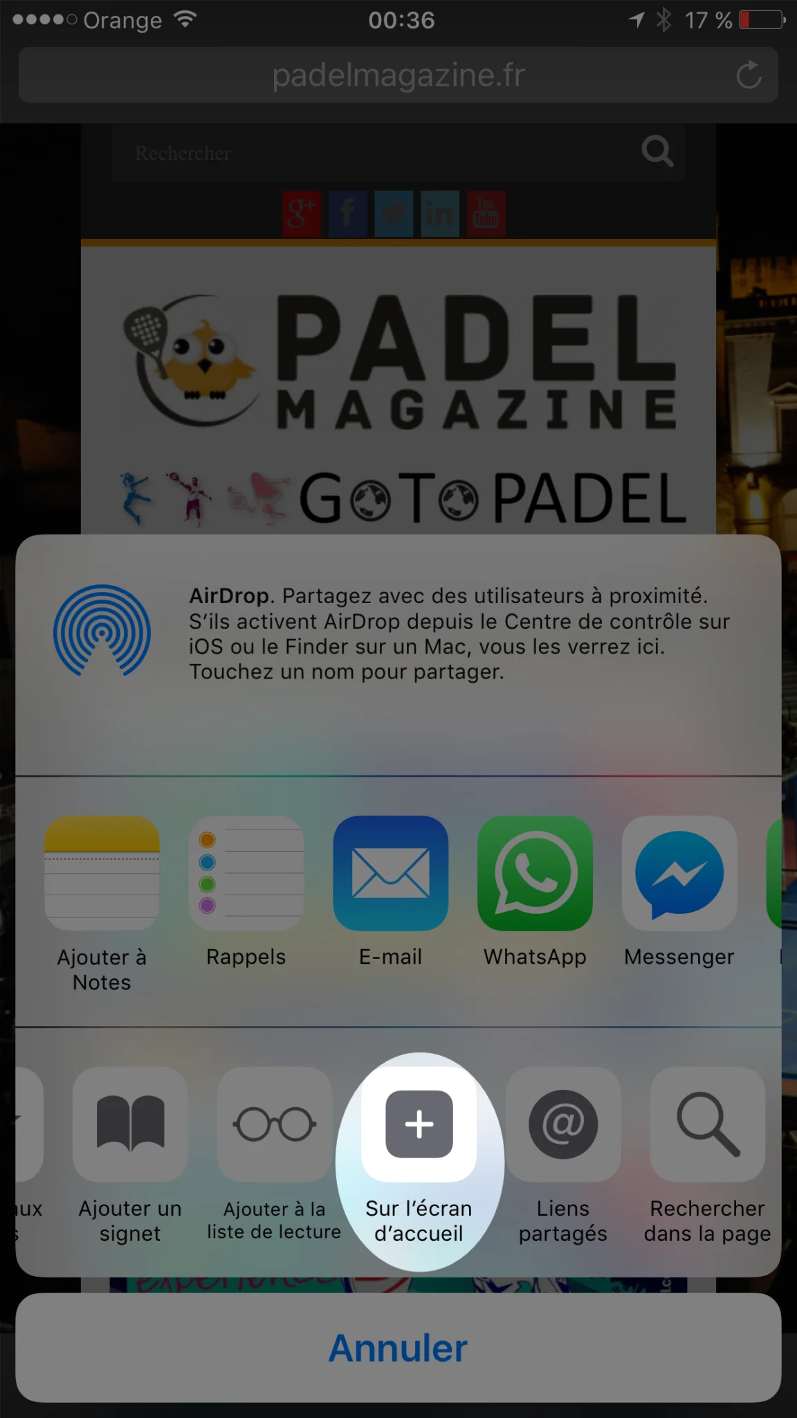 Application Padel Magazine | Padel Magazine