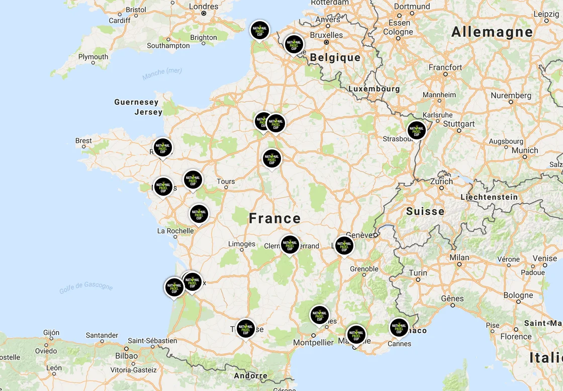 Toutes les étapes de la National Padel Cup