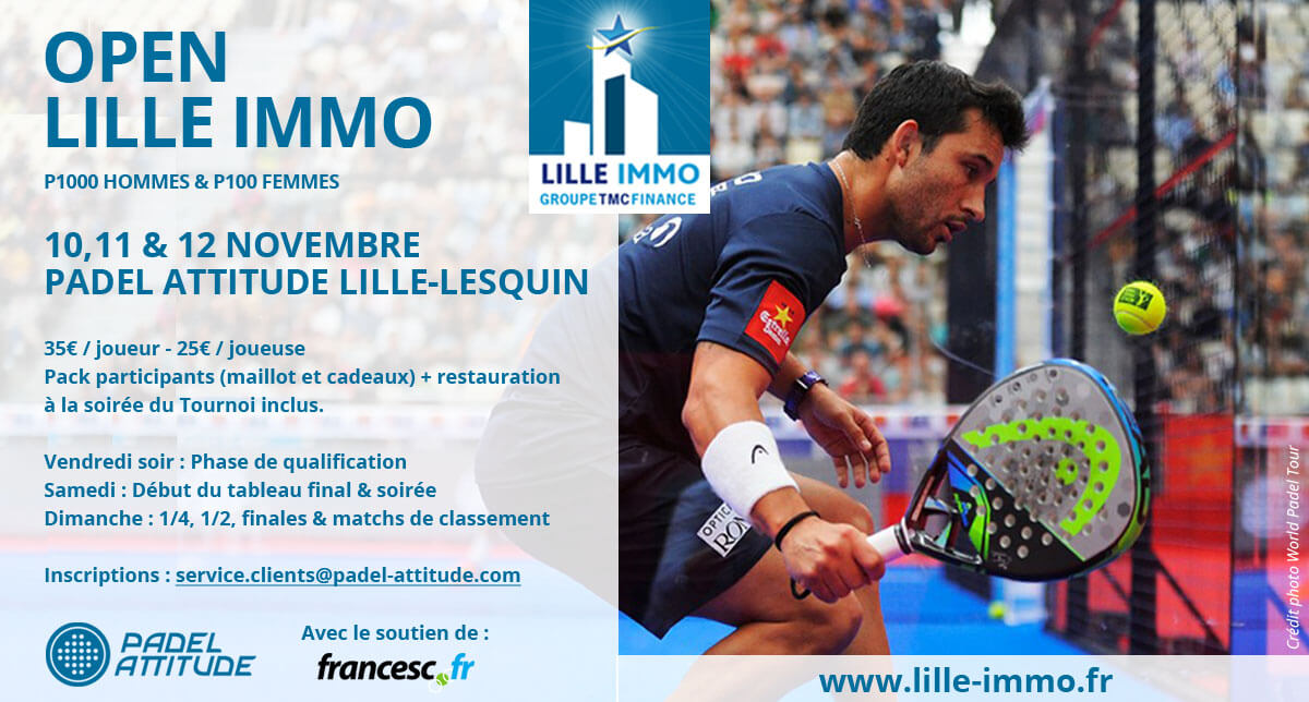 The Open Lille Immo: A major event of padel