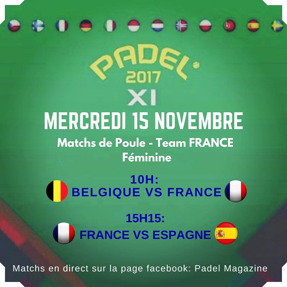 フランス vs スペイン – 欧州選手権 padel 2017
