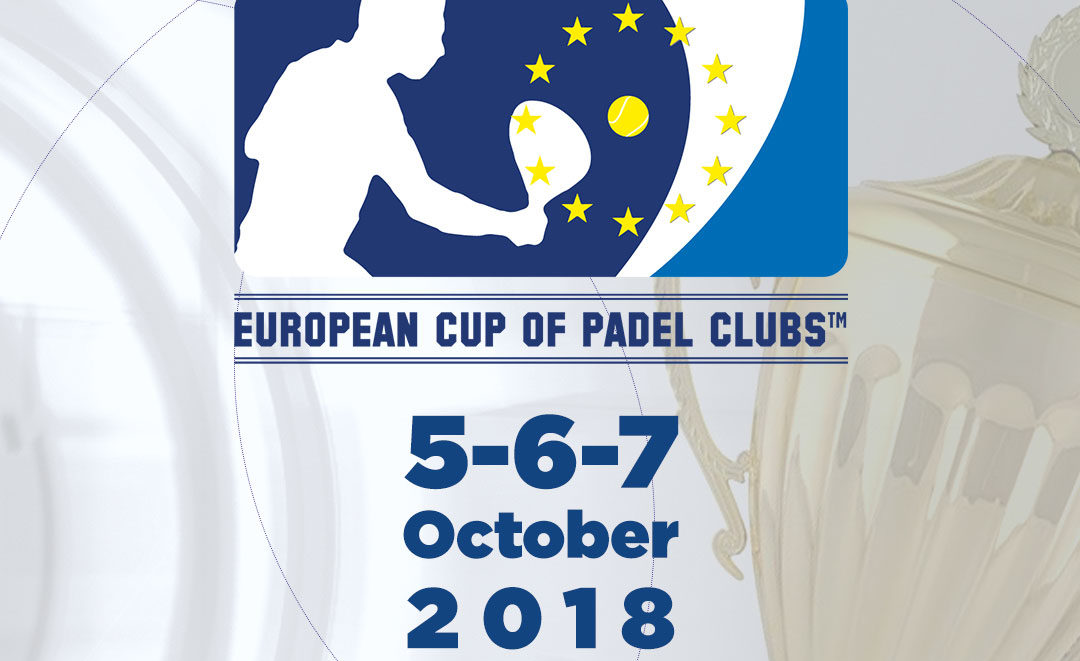 Euro Padel Copa: 5 a 7 de outubro de 2018