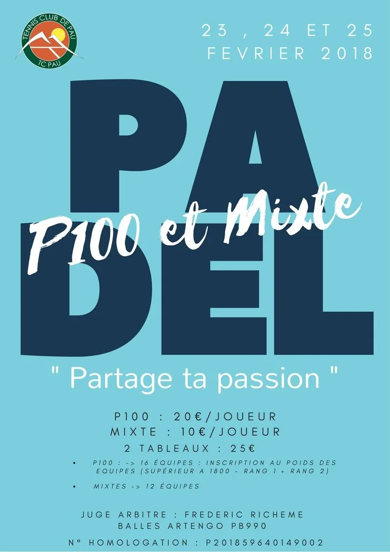 tournois de padel Pau | Padel Magazine