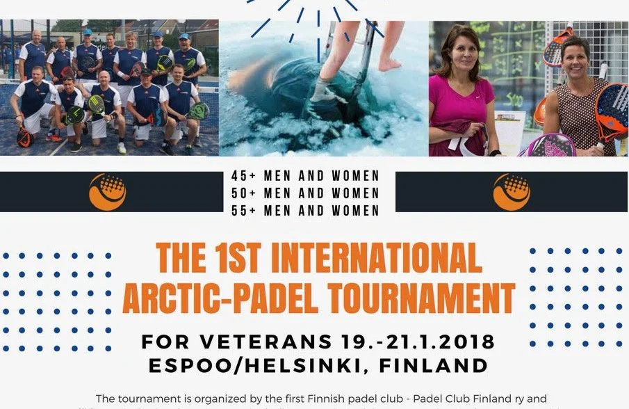 1: a internationella turneringen av padel i Finland