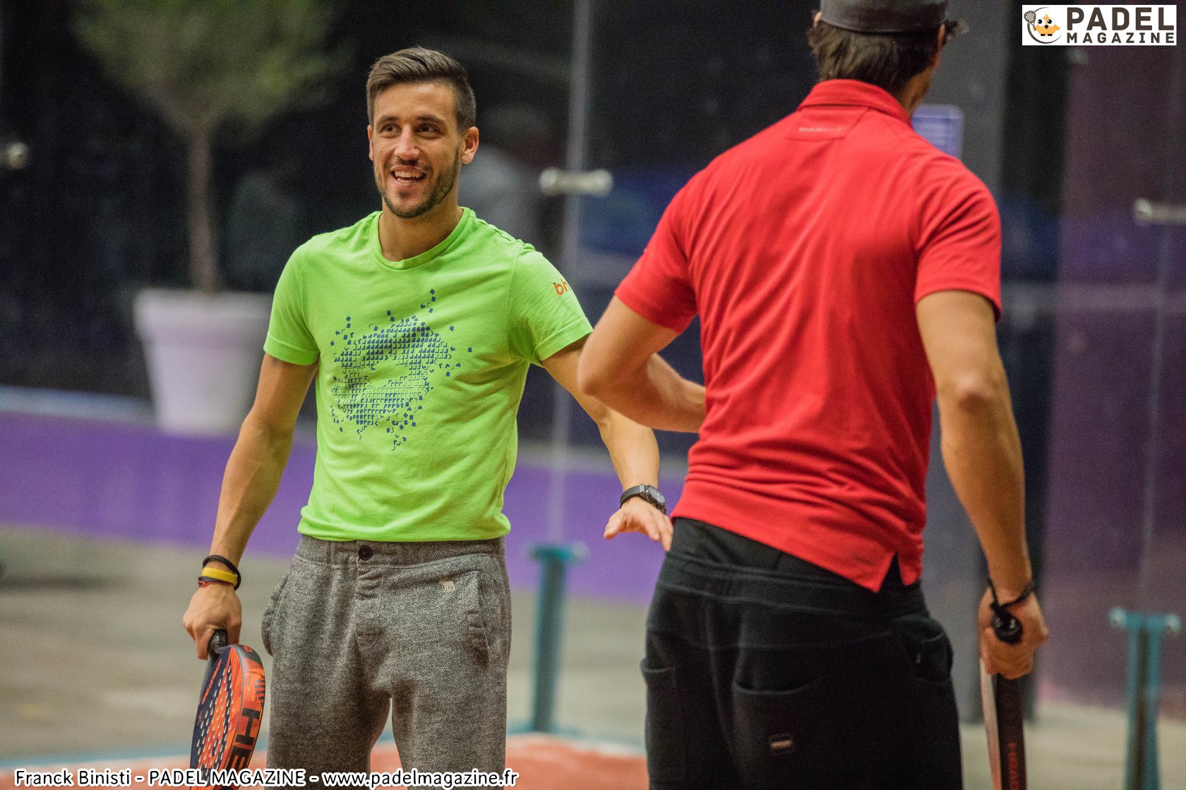 The 30th player in the world, Džumhur at padel