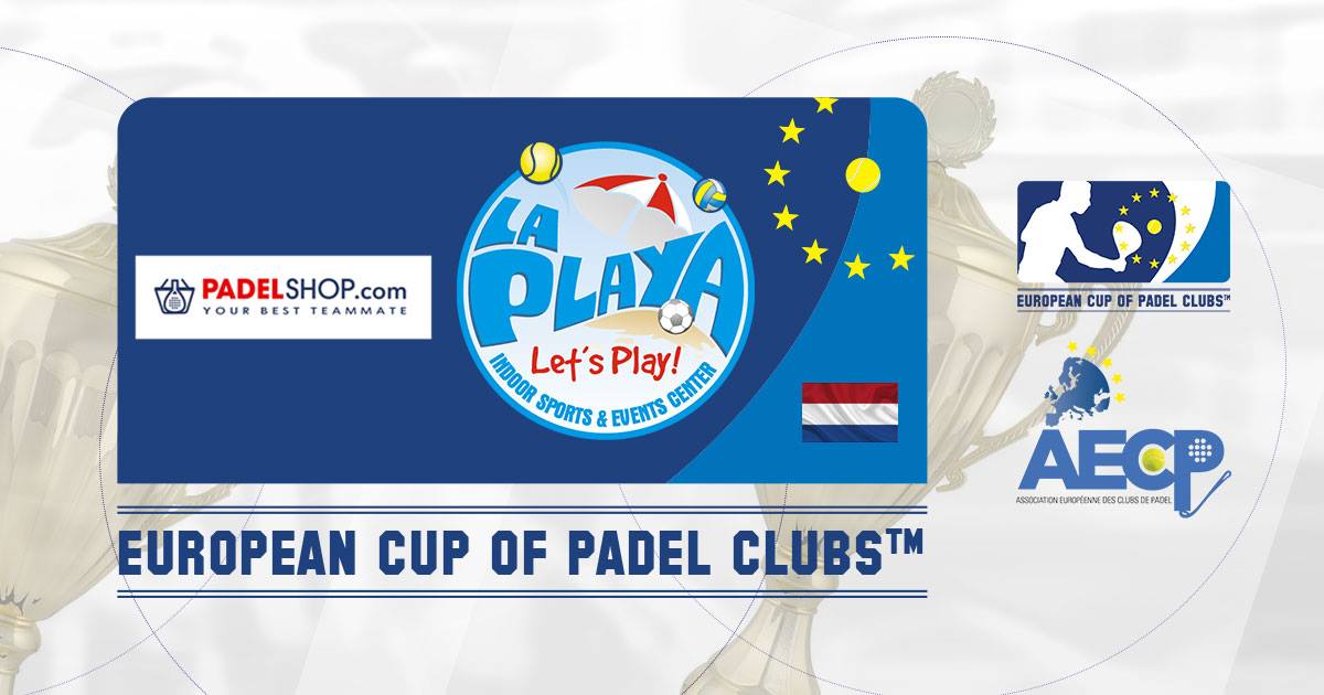 PadelShop.com / La Playa参加欧洲俱乐部杯