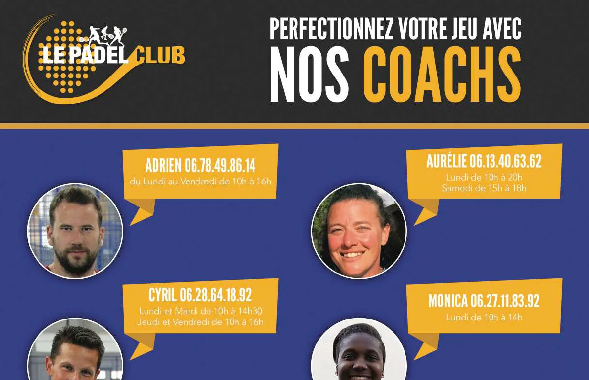 Les Coachs du Padel Club