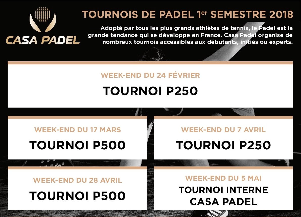 Home Padel in tournament mode!