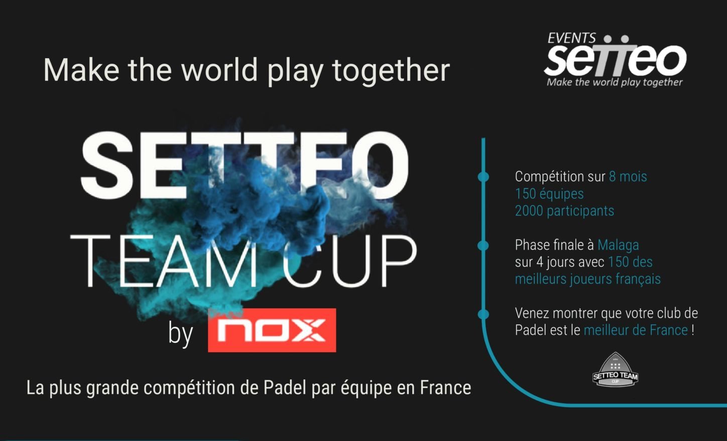 Become a partner of the Setteo Team Cup 2018