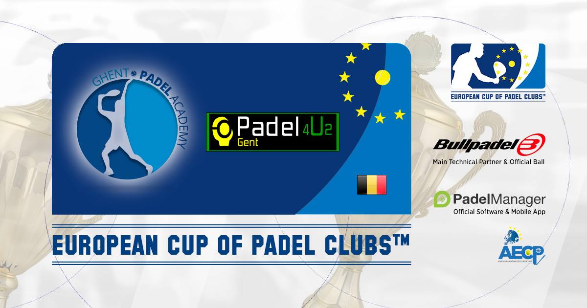 Padel 4U2 Gent zu Euro Padel Tasse