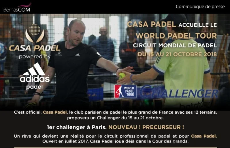 Le World Padel Tour débarque à Paris