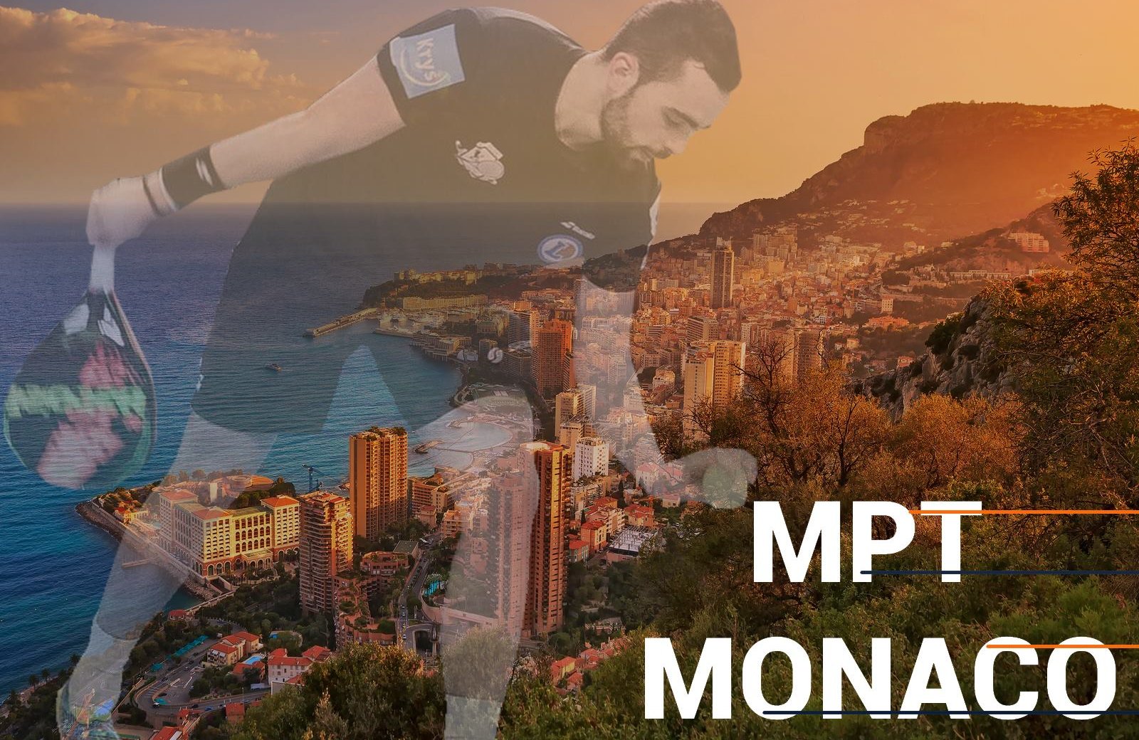 Mijn schilderijen Padel Padel Tour Monaco 2018: het bovenste deel van de dood!