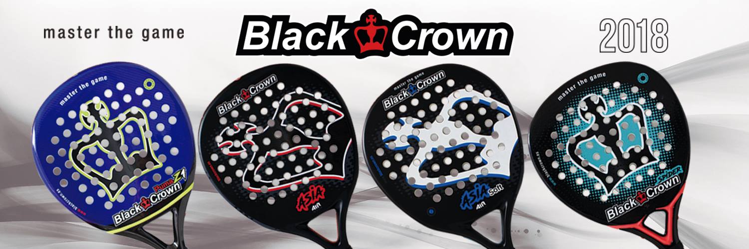 Les raquettes de padel Black Crown 2018