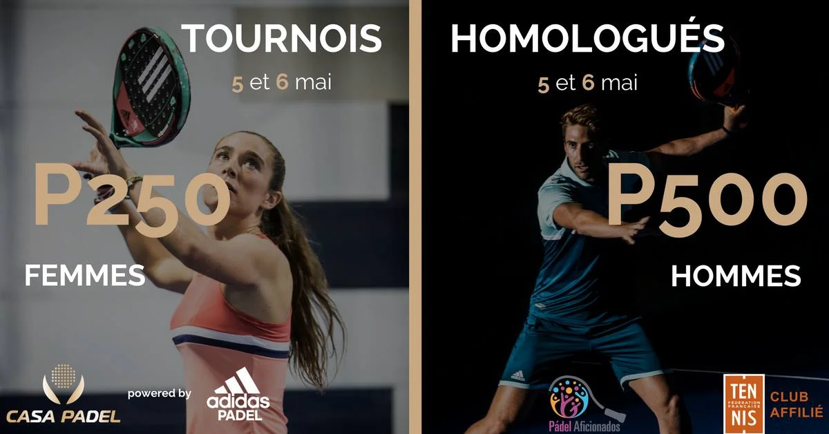 Tournoi de padel à Casa Padel : 5 et 6 mai