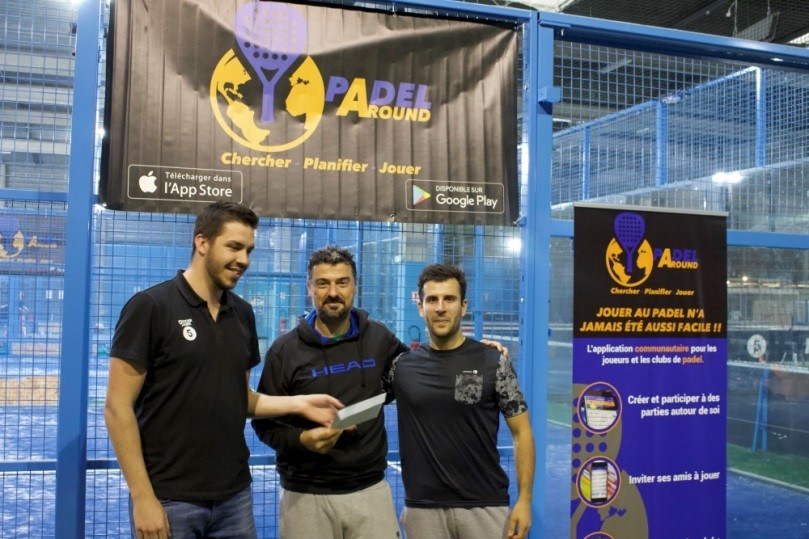 Loubic / Halle vinder Open Padel Rundt omkring i Soccer Park Bordeaux