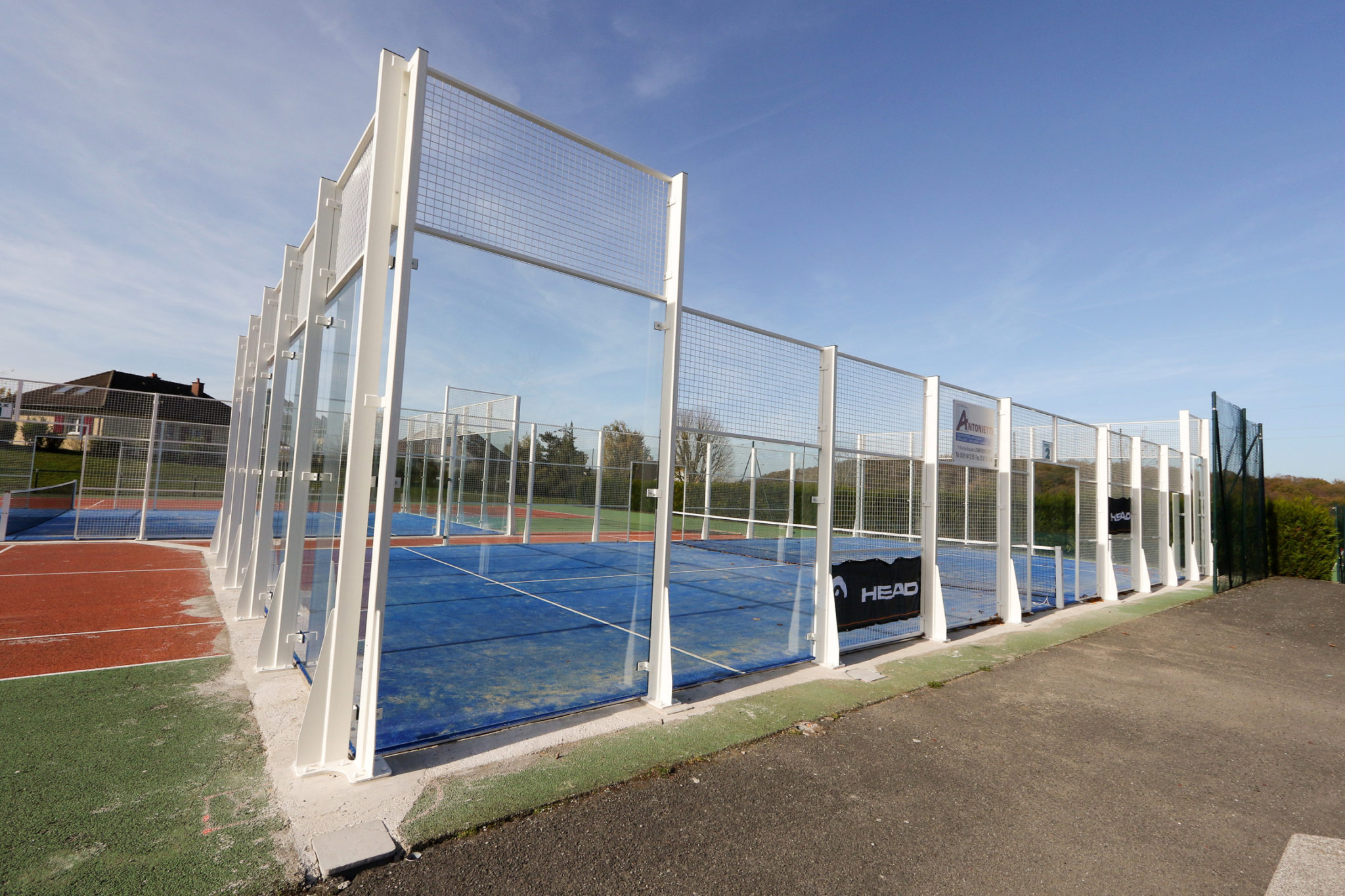 Inauguration of the courts Padel of ASCAP