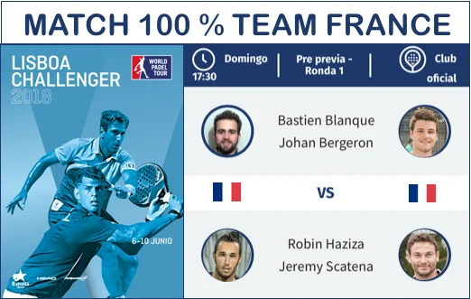 Une confrontation 100% française sur le circuit du World Padel Tour… Qui l’eût cru ?