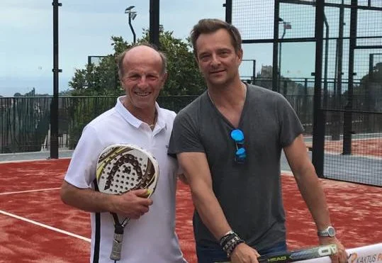 David Haliday au Padel Club Eze