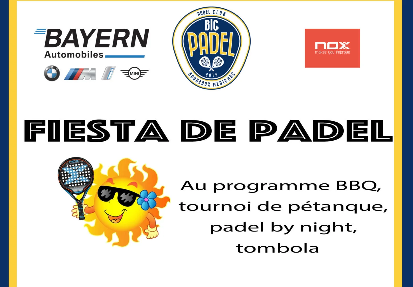 Le BIG PADEL en mode BIG FIESTA le 21 et 22 juillet