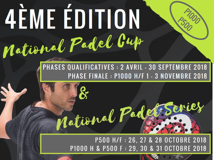 Principais etapas nacionais Padel Copa no final de setembro